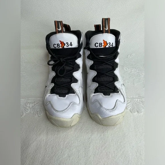 NIKE AIR MAX CB 34/ホワイト 414243 101 28cm Size 9.5 - Nike Air Max CB34 Charles Barkley 414243-100 White Purple Black  CB 34